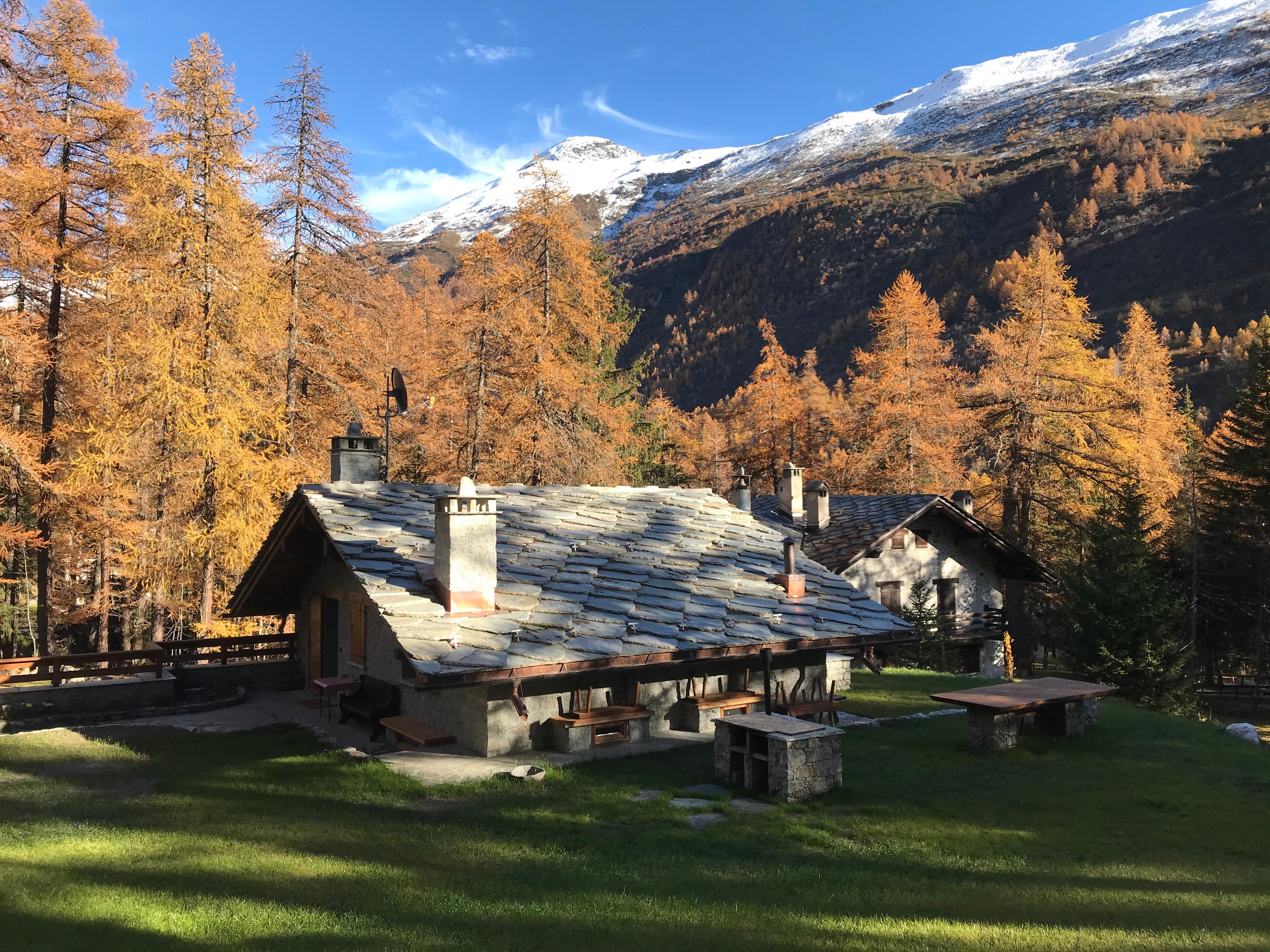 Mountain views from the chalet